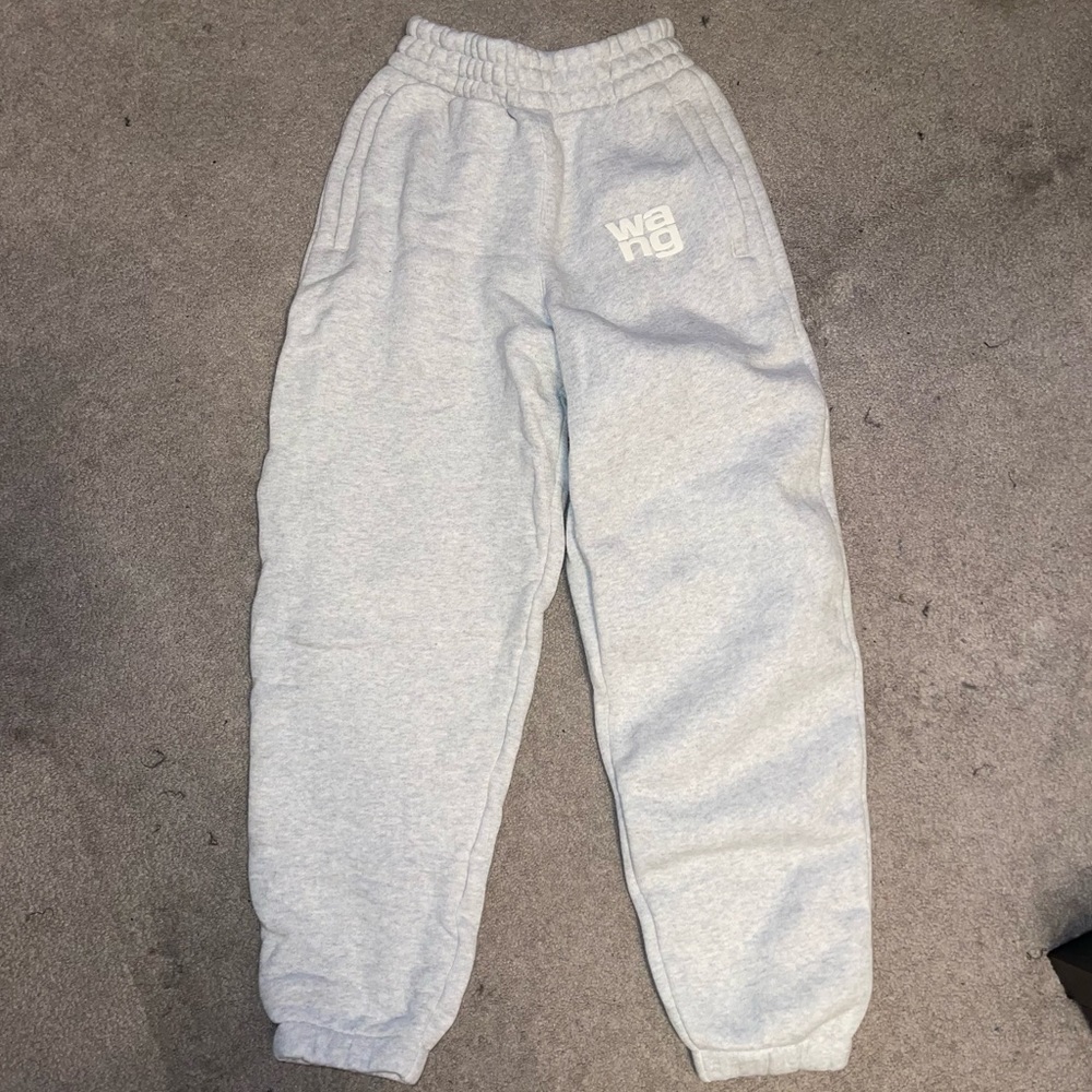 Alexander Wang Puff Logo Sweatpants - Structured Terry